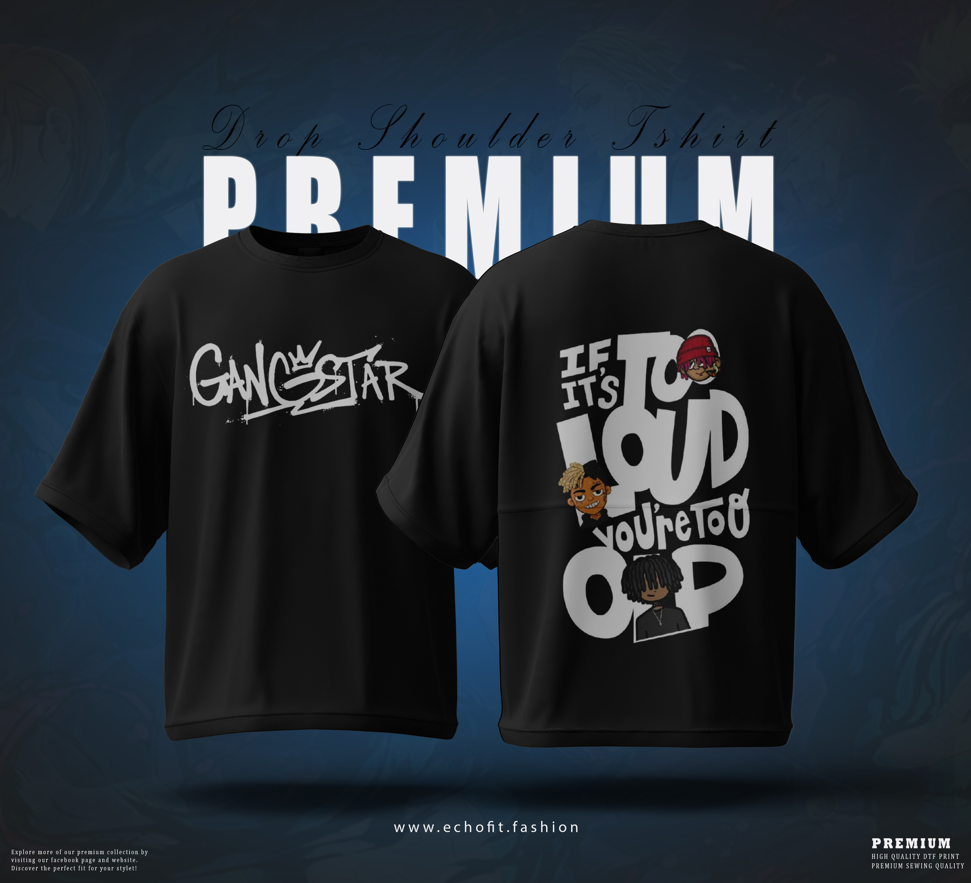 HipHop Drop-Shoulder